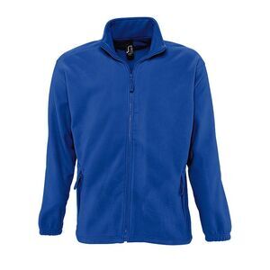 SOLS Mens North Full Zip Outdoor Fleece Jacket / Royal Blue